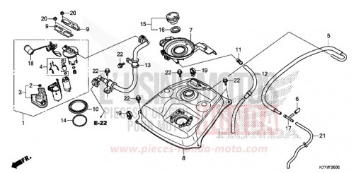 RESERVOIR A CARBURANT SH150ADK de 2019
